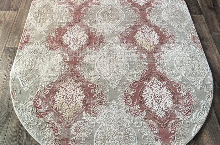 Ковер BOYUT (TUANA) 14131A D.PINK-BEIGE овал