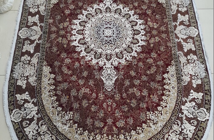 Ковер ISFAHAN SILK 29044B RED/RED овал